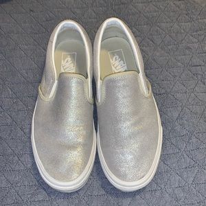 Silver Metallic Vans